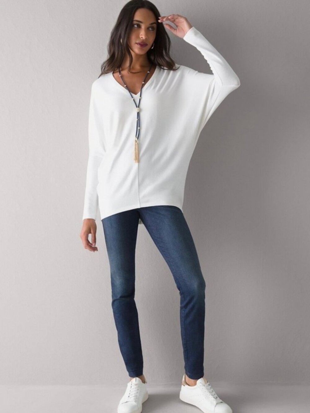 WHBM Dark Wash Denim Runway Leggings Size 4